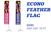 create an awesome advertising flags for you