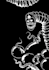 create a horror pixel art theme