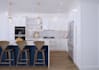 model render 3d kitchen remodel cabinet bath interior design 2d floorplan