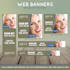do 5  professional web banners in 24 hour