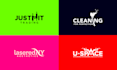 design professional wordmark lettermark minimal typography style logo