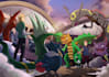 draw pokemon team with you as trainer in outstanding quality