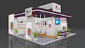 design your 3d exhibition booth, stall,kiosk, stand