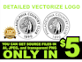 redraw your logo into vector design such as jpeg, ai, cdr, png