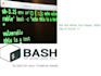 create bash shell,perl,python script