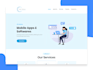 design a responsive website in HTML and CSS