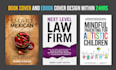 design your simple book cover design, book cover design and kdp book