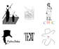 create custom vector silhouette logo and stencil design