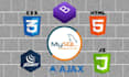 fix html, css3, tailwindcss, js, jquery, bootstrap, mysql, bug issues