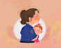 create cute children book illustration