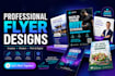 design editable canva flyers, banners, templates and more