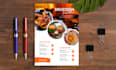 design a vistaprint restaurant menu print ready