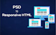 convert psd to responsive html