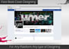 design facebook covers, youtube banners or social media ads
