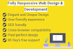 do website design, front end web development