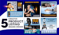design professional amazon product listing images for you