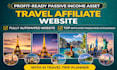 create travel affiliate website for passive income