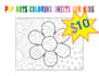 draw pop art coloring sheets and puzzles for kids and adults