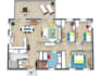 create stunning 3d floor plans for realestate blueprints