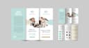 do professional trifold brochure, z fold brochure in 24hr