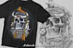 create badass tshirt design in my style