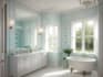 design interior 3d rendering for bathroom