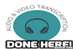 transcibe 20 minutes in 24 hours transcript