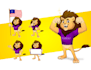 create cartoon character design mascot