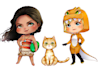 draw you for twitch or youtube avatar with this chibi style