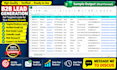 do b2b lead generation, email list building, web research, contact list
