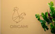 do an awesome origami logo with unlimited revision