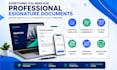 create pandadoc, hellosign, adobe sign or docusign proposal templates