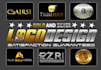 create your existing logo in a luxurious gold or silver style