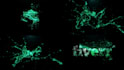 make liquid splash logo animation