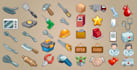 create the icon pack for mobile game