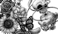 draw unique and original tattoo design with a tattoo artist