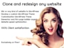 duplicate and modernize any site fast wordpress, HTML expert