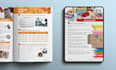 design corporate reports, pdfs and data visualizations