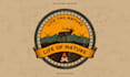 design hand drawn retro vintage logo and custom badge
