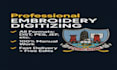 do manually digitize your image or logo for embroidery machines