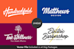 design a modern and unique hand drawn typography logo