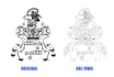 convert to vector tracing, image to vector, laser cutting, dxf