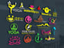 create natural spa yoga wellness beauty logo