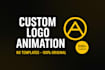 create a custom logo animation reveal