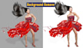 remove background  cutout image and retouch image