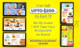 design digital menu, digital menu board or animated  menu