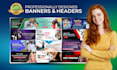 design great website banners, header or sliders