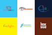 design flat minimalist logo