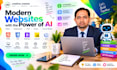 build a modern ai powered website with smart features