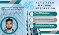 develop asp dot net core web app, hl7, astm machine integration and restful API